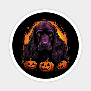 Field Spaniel Halloween Magnet